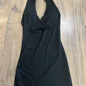 Elegant Black Midi Dress
